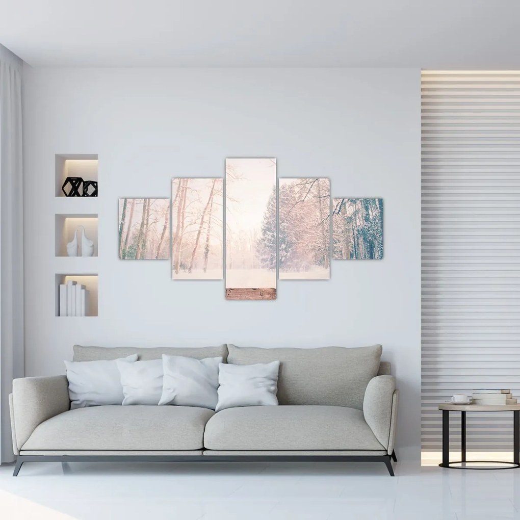 Obraz - Widok na las (125x70 cm)