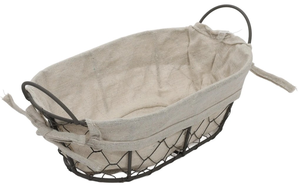 Koszyk na chleb, pieczywo, owoce COUNTRY STYLE, 26x17x9 cm, ZELLER