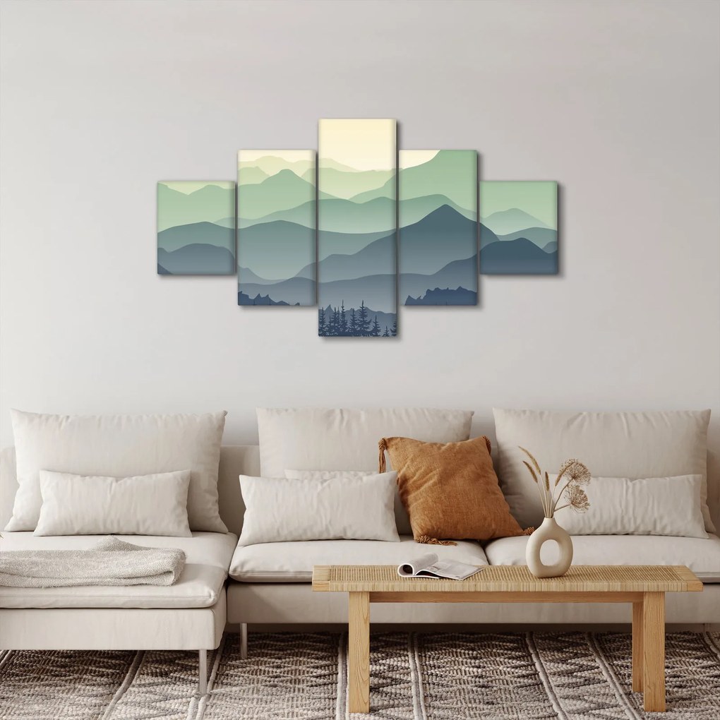 Obraz - Forest Mountain (125x70 cm)