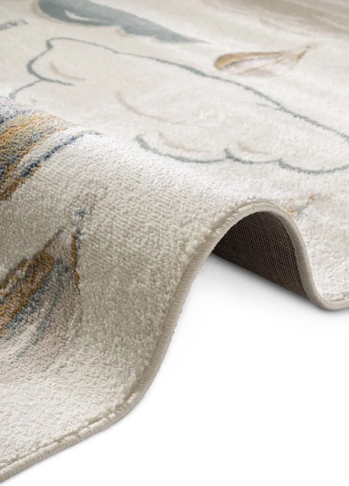 Dywan dziecięcy Adventures – Balony kremowo-beżowo-szare 120 cm x 170 cm Atest Oeko-Tex