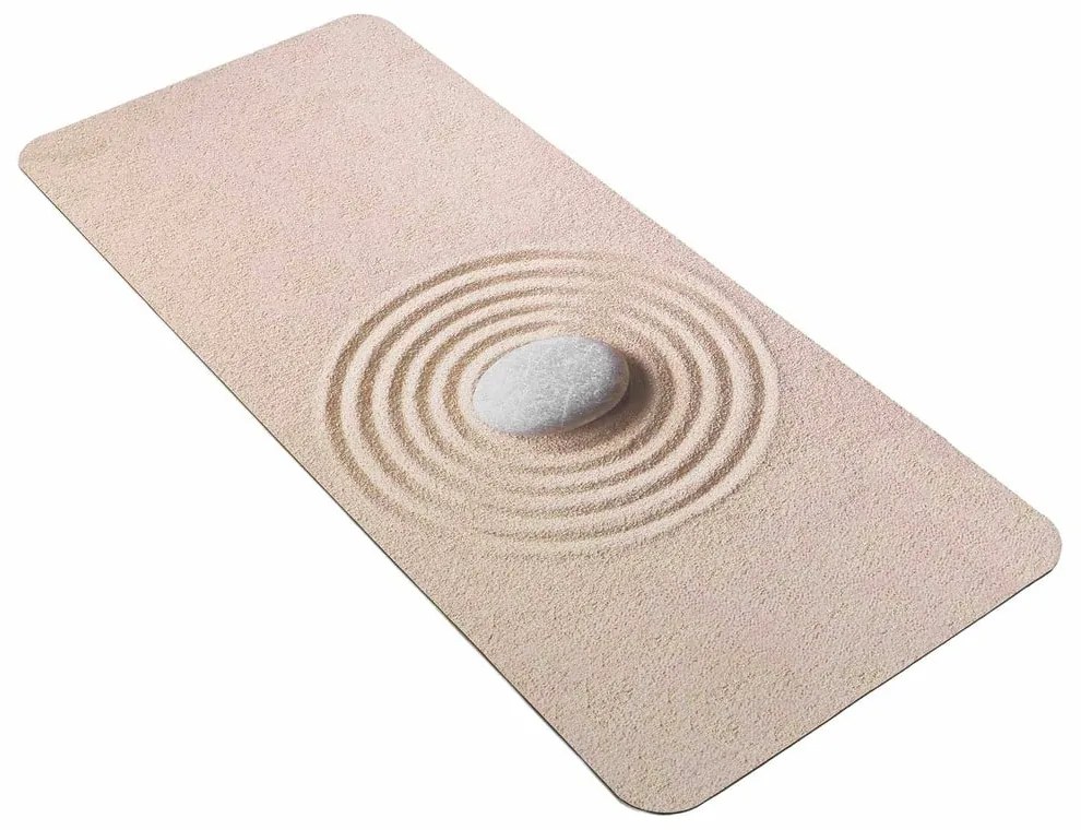 Jasnobrązowy dywanik łazienkowy 50x120 cm Serena – douceur d'intérieur