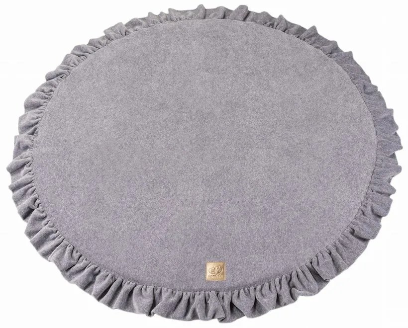 Szara mata do zabawy dla dzieci ø 100 cm – Meowbaby
