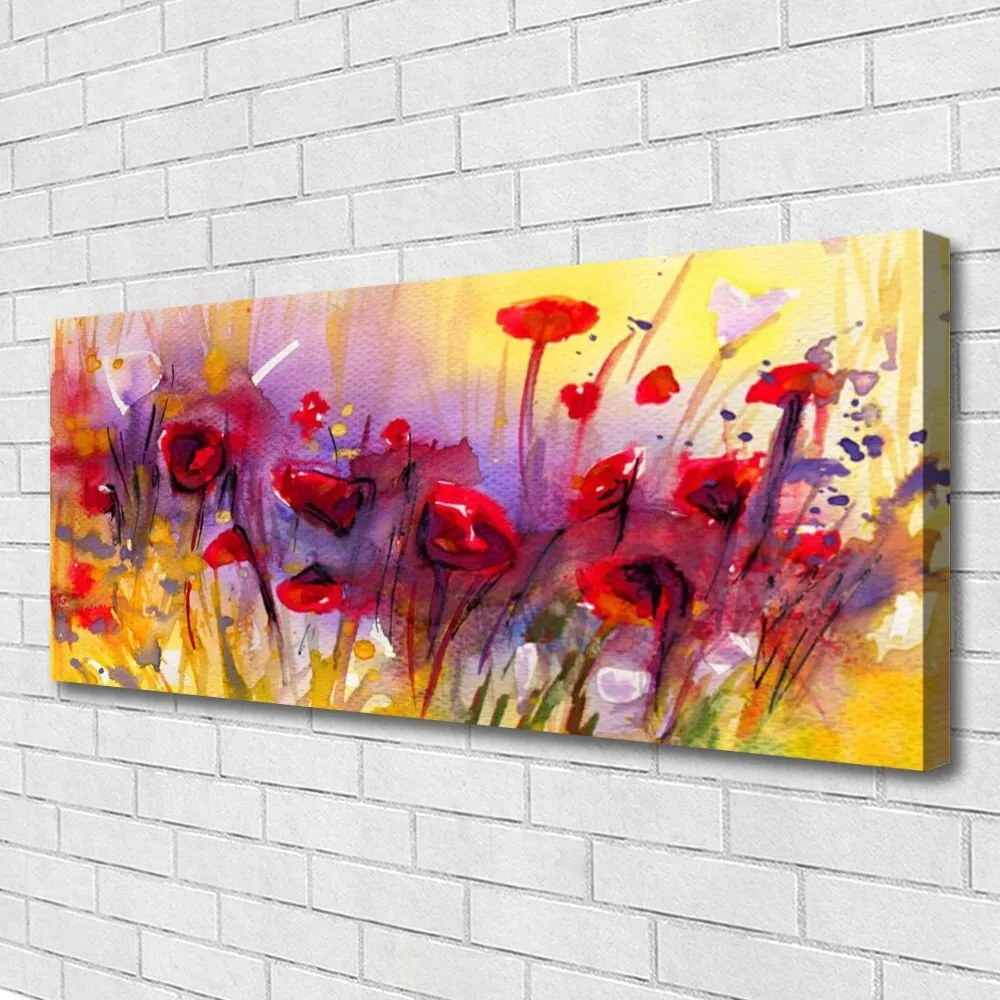 Obraz na płótnie Graficzna Interpretacja Flory