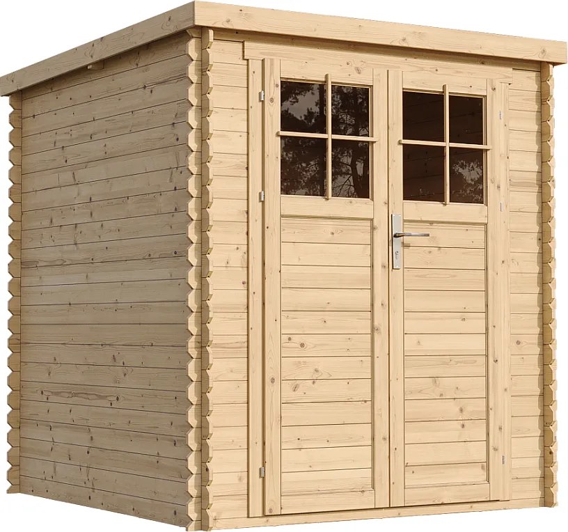 Drewniany domek narzędziowy ogrodowy z podłoga - M309F+M309G