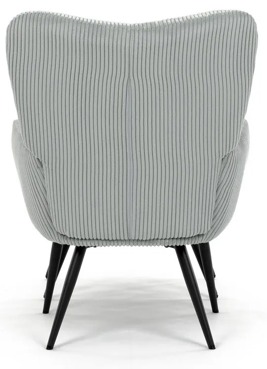 Fotel relaksacyjny z podnóżkiem L7285 BLUE6,niebieski