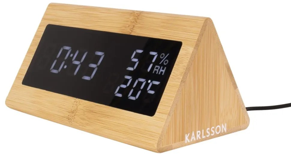 Budzik cyfrowy Triangle – Karlsson