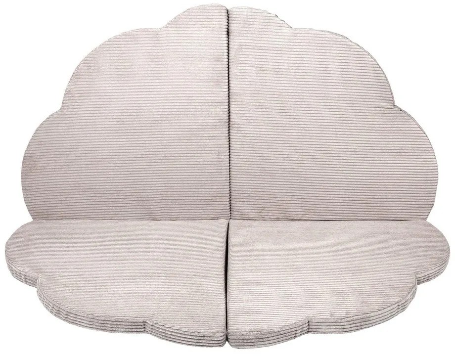 Mata do zabawy dla dzieci w kolorze kości słoniowej 160x160 cm – Meowbaby