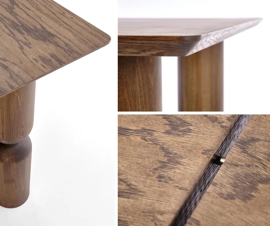 Rozkładany stół z fornirowanym blatem Melton Halmar