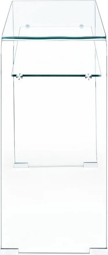 Szklana konsola 35x110 cm Iride – Bizzotto