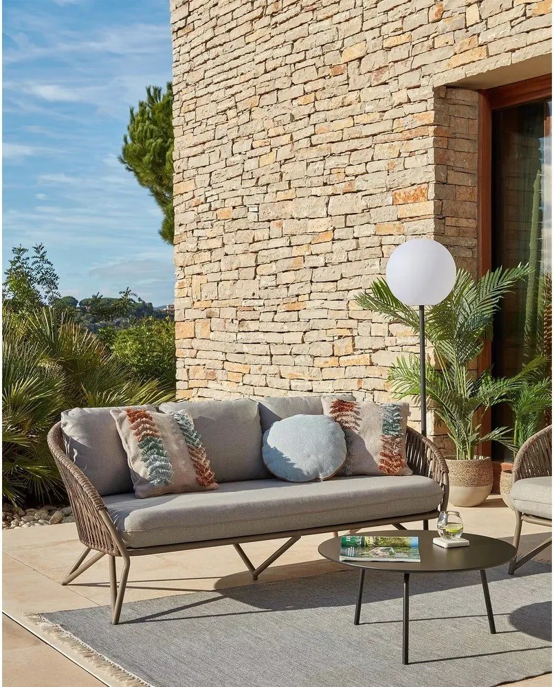 Czarny stolik Kave Home Ulrich, ⌀ 70 cm