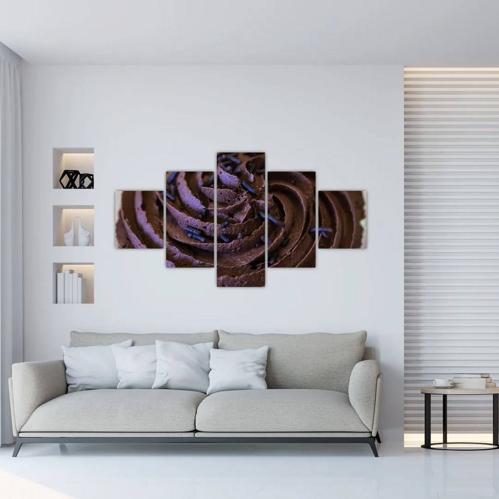 Obraz - Czekoladowa babeczka (125x70 cm)