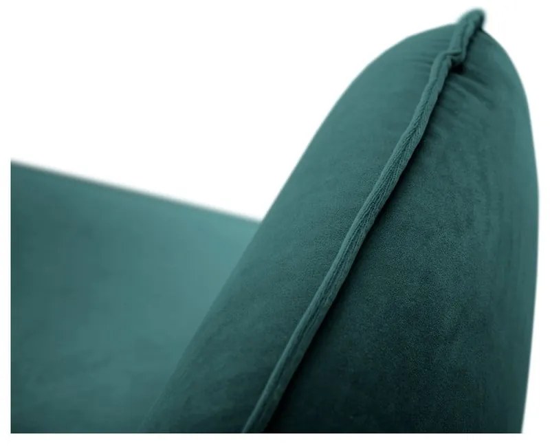 Morska aksamitna sofa Cosmopolitan Design Florence, 160 cm