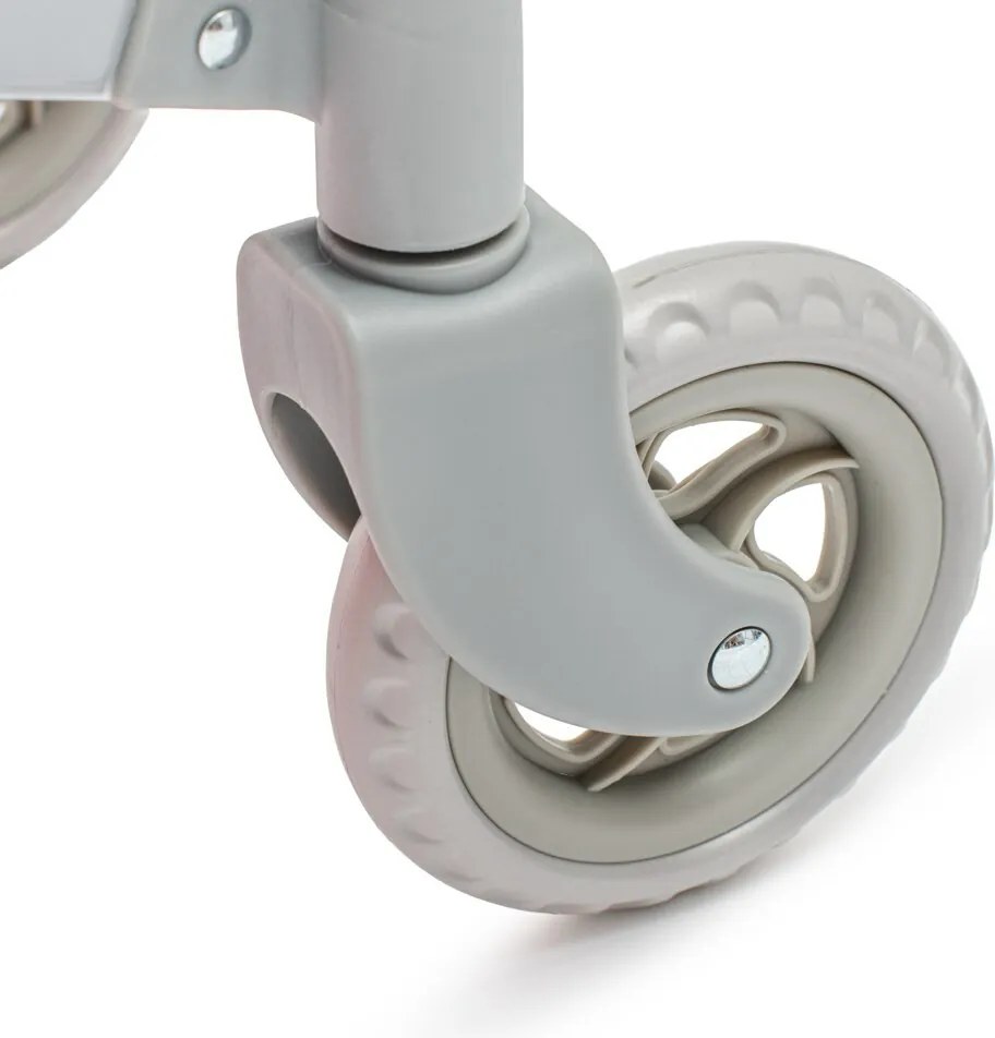 Baby Mix Wózek dla lalek 2w1 Sophie różowo-szary, 63,5 x 37 x 63,5 cm