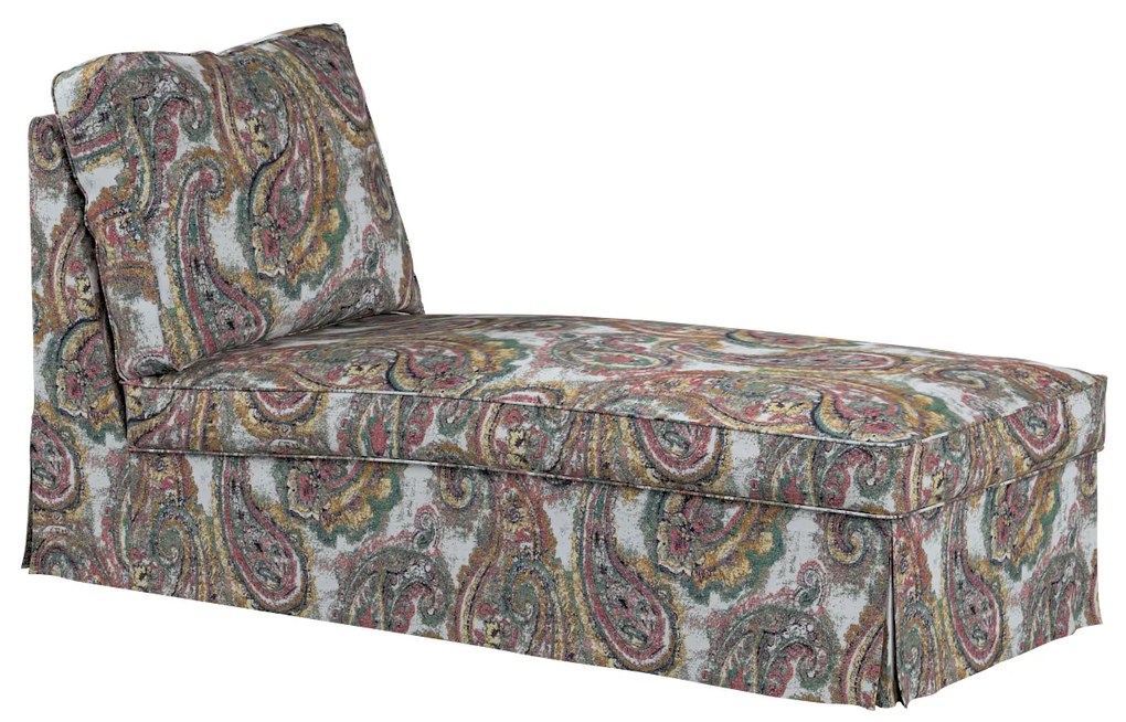 Pokrowiec na szezlong/ leżankę Ektorp wolnostojący prosty tył