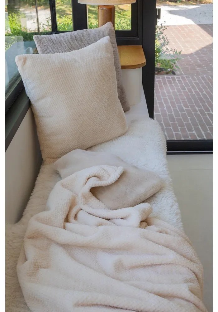 Beżowy termofor z mikropluszu 2 l Warmers – Tiseco Home Studio