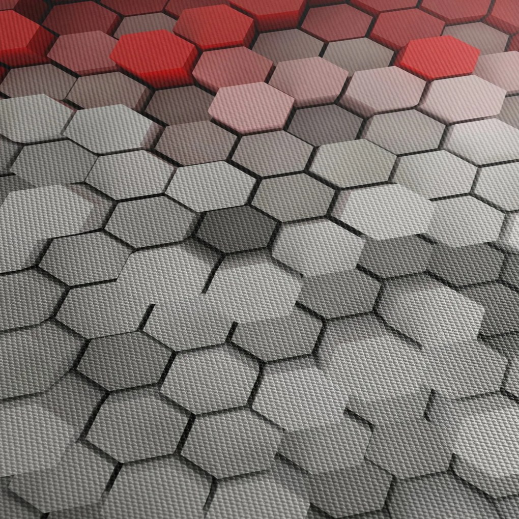 Obraz - sześciokąty 3D (170x50 cm)