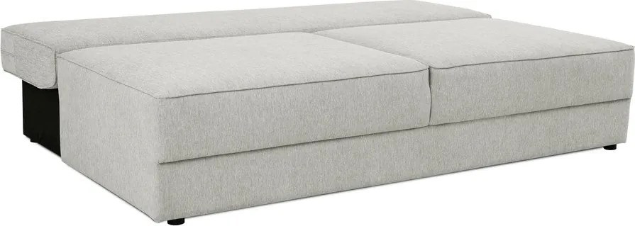 Jasnoszara rozkładana sofa ze schowkiem 202 cm Dora – Scandic