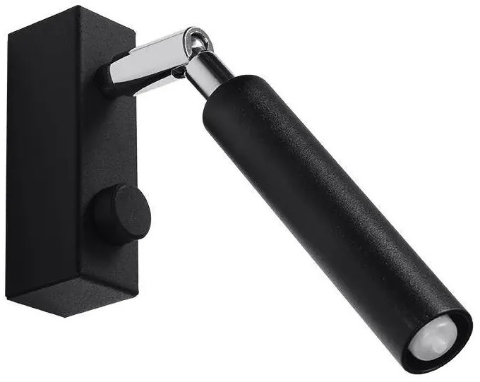 Kinkiet EYETECH 1 czarny SOLLUX LIGHTING