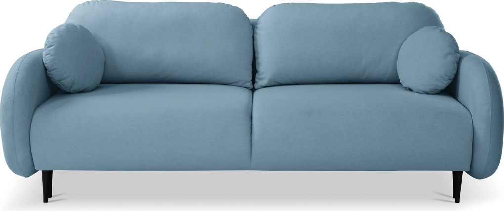 Masseno Sofa AGIO z funkcją spania i pojemnikiem na pościel - Niebieski - CASTEL 74