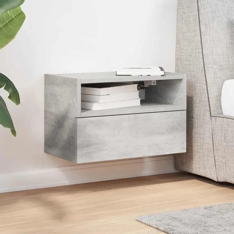 Szafka nocna minimalistyczna szary beton G0-Z30