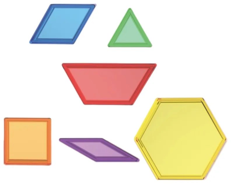 Masterkidz zestaw klocki montessori tangram mozaika 140 el.