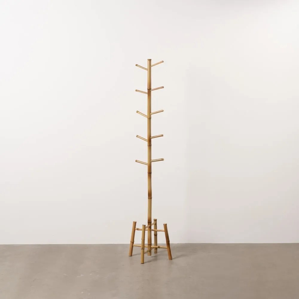 Bambusowy wieszak w naturalnym kolorze 36x162 cm Manali – Ixia