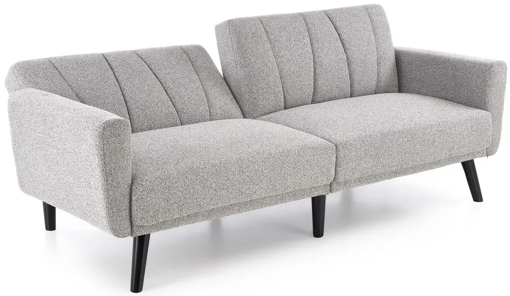 Sofa rozkładana LARIX szara HALMAR