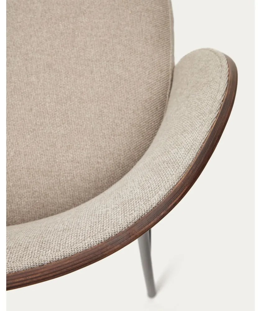 Brązowo-beżowy hoker (wysokość siedziska 77 cm) Eamy – Kave Home