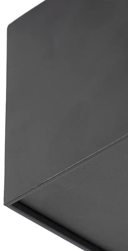 Designerski reflektor czarny kwadratowy 3-punktowy - Kaya Nowoczesny Oswietlenie wewnetrzne