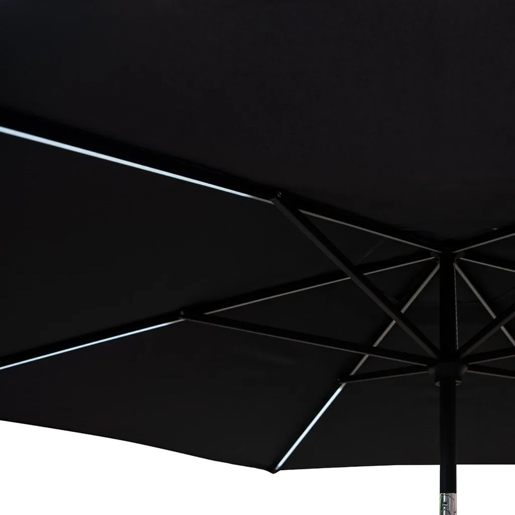 Doppler ACTIVE parasol ogrodowy 300 cm antracyt