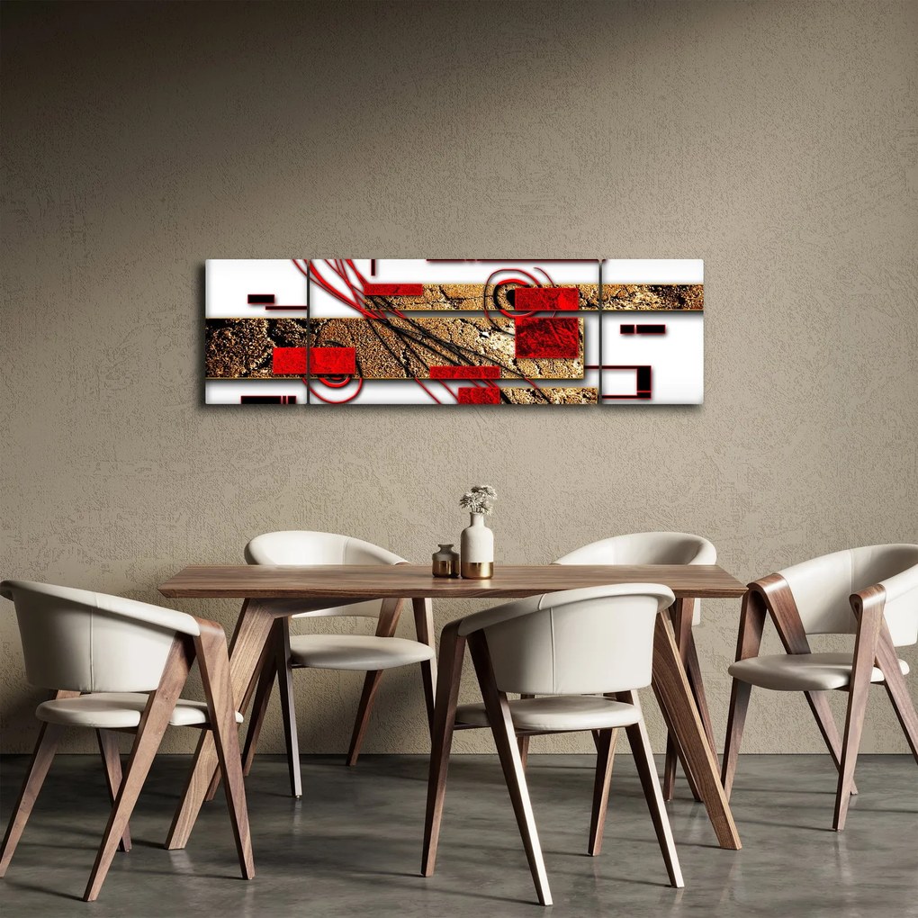 Obraz abstrakcji (170x50 cm)