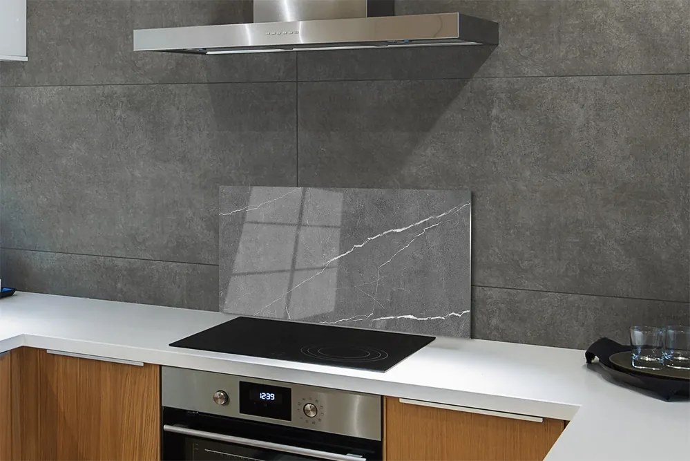 Szkło do Kuchni na Ścianę Marmurowe Tło Ścienne