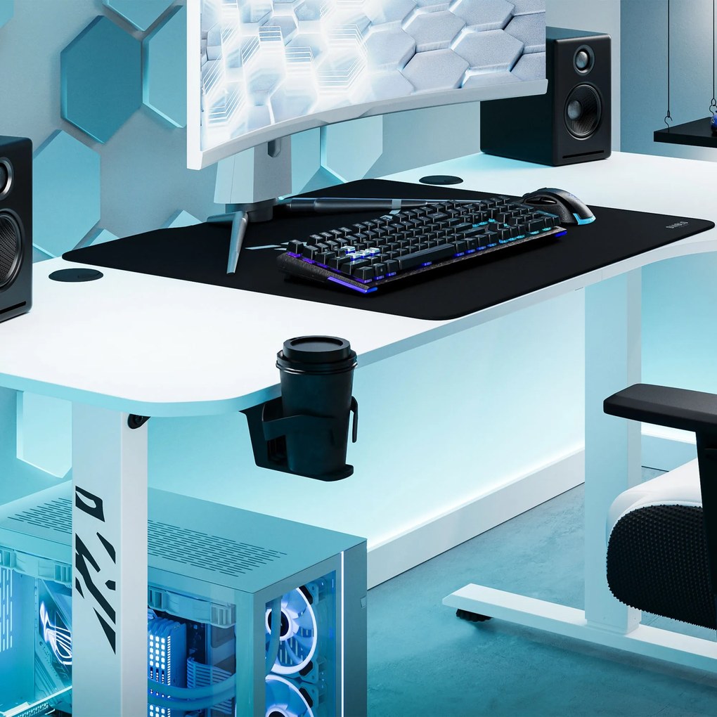 Biurko z regulacją wysokości DIABLO X-TENSIO 1600 białe