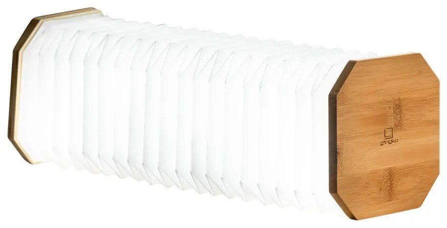 Lampa stołowa LED ze ściemniaczem w naturalnym kolorze (wysokość 3,5 cm) Accordion – Gingko