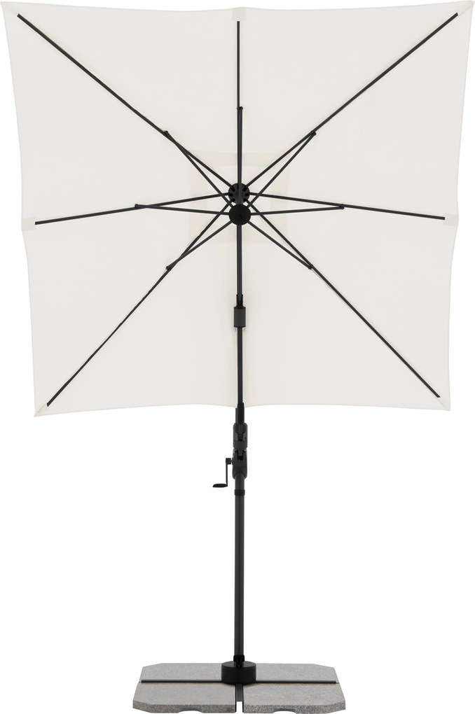 DERBY DX 210 x 210 cm – parasol ogrodowy z boczną nogą - Towar z drobną wadą (S286)
