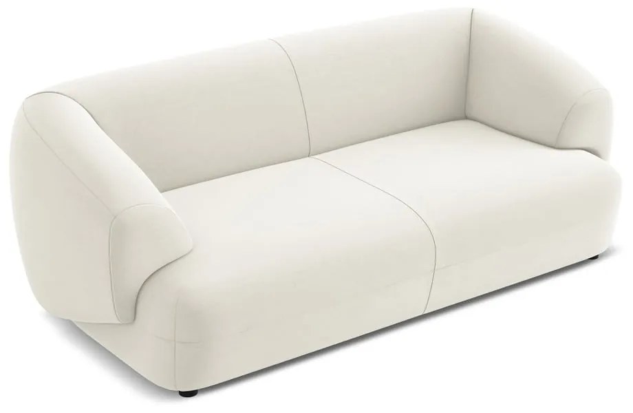 Biała aksamitna sofa 212 cm Moana – Makamii