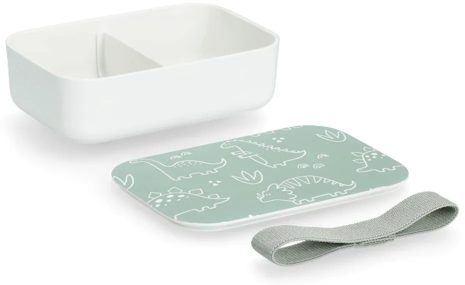 Plastikowy lunchbox, 19 x 12,5 x 6,5 cm