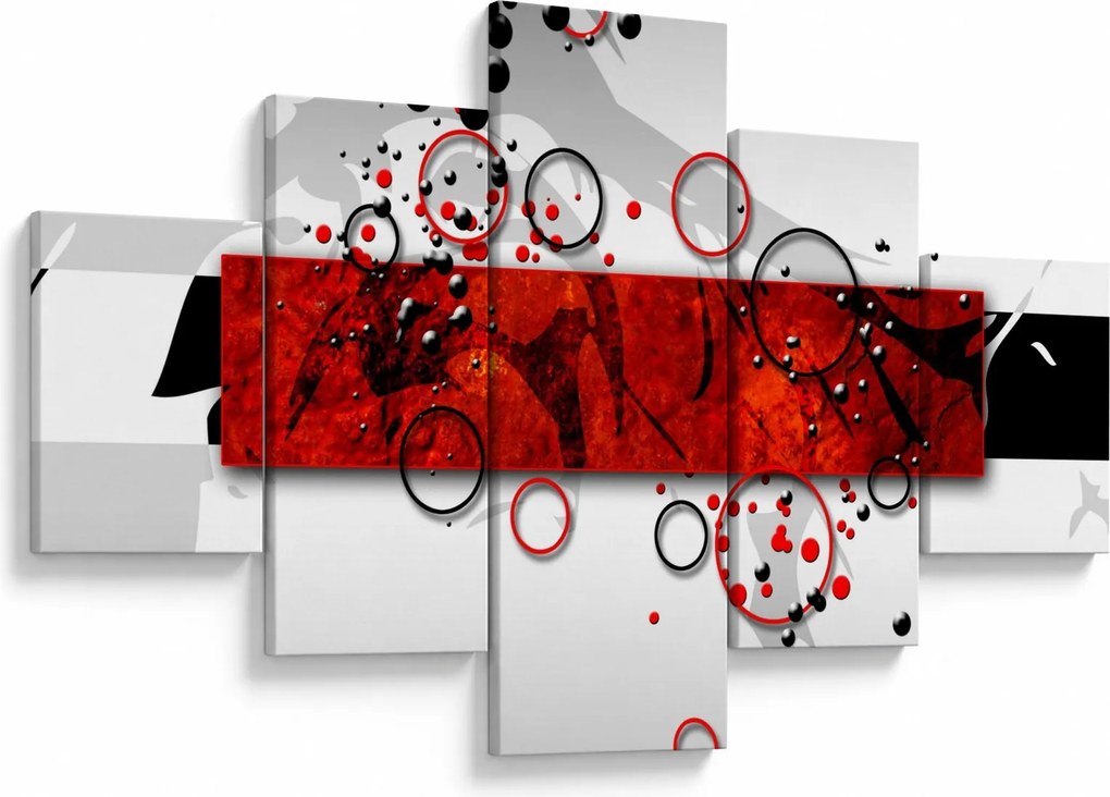Obraz abstrakcji (125x70 cm)