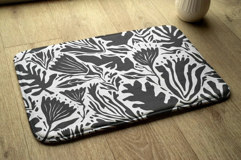 Dywanik do łazienki Dywanik do łazienki Rośliny Abstrakcja