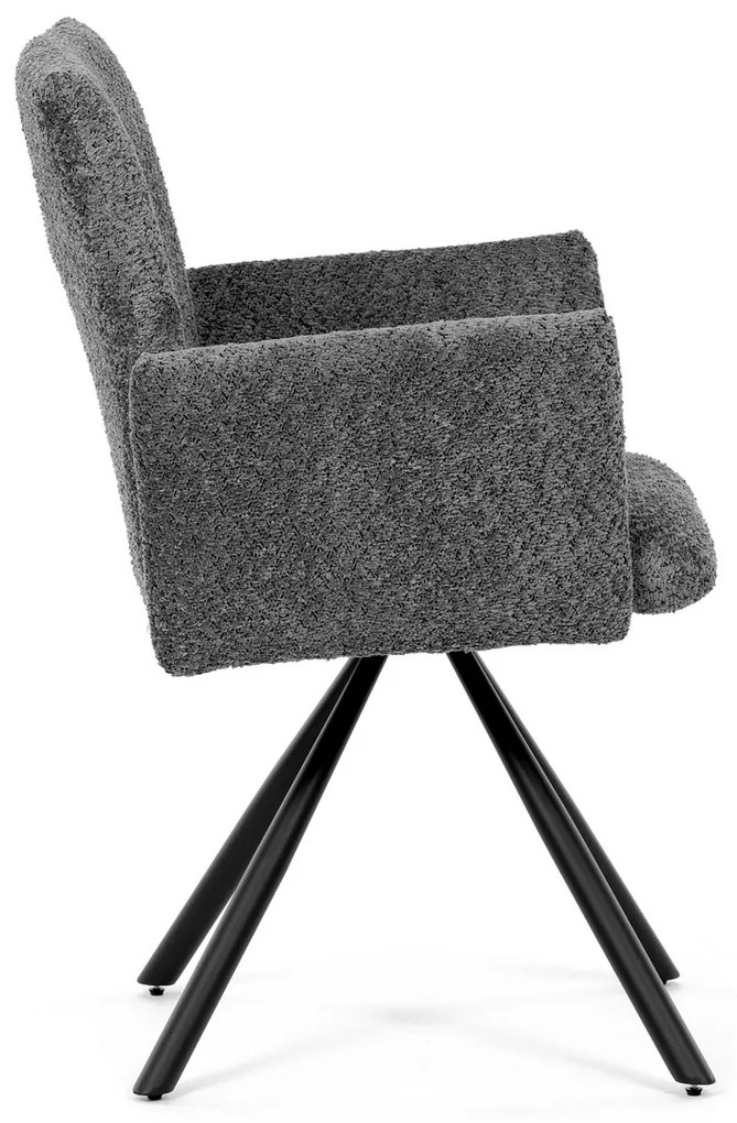Zestaw krzeseł obiadowych z mechanizmem powrotnymDCH-W1117 GREY2, 2 szt.