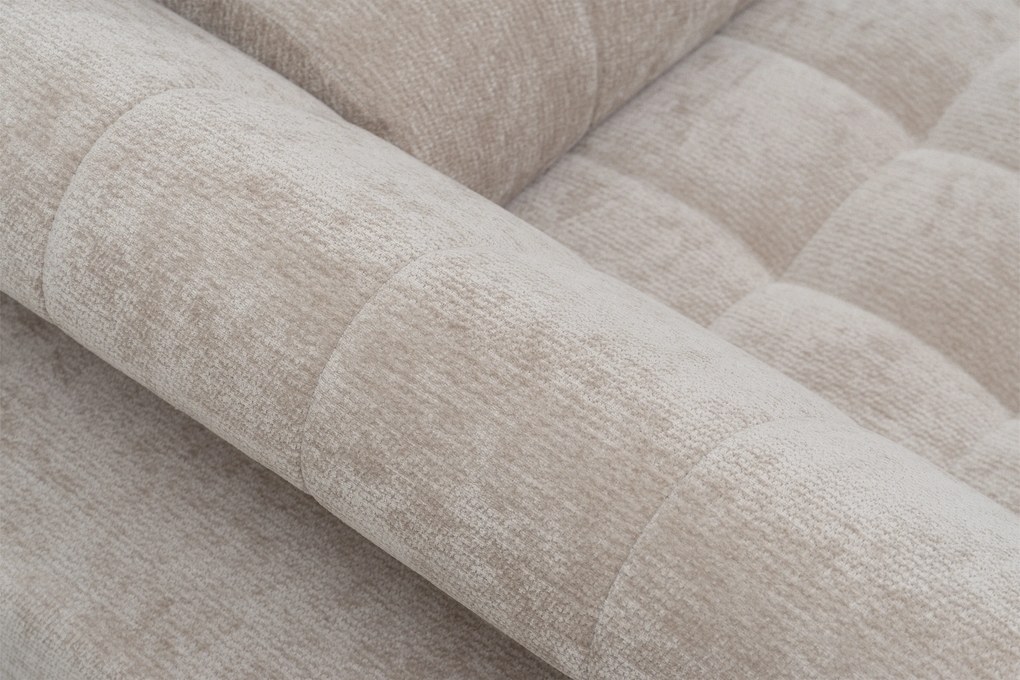 Sofa trzyosobowa Tyrion z funkcją spania - beżowy szenil Vibe 08