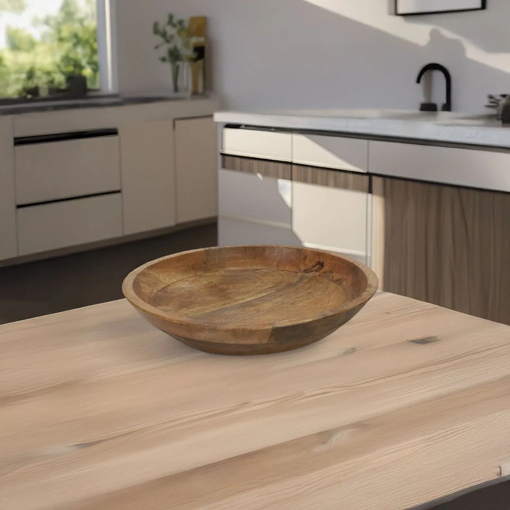 Misa dekoracyjna z drewna mango, Ø 40 cm