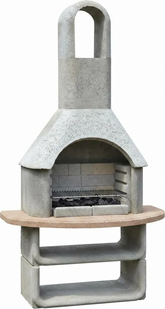 Buschbeck Betonowy kominek ogrodowy + grill Cortina
