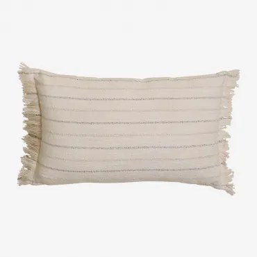 Poduszka Prostokątna 30x50 Cm Z Bawełny Mawerit Kolory Naturalne - Sklum