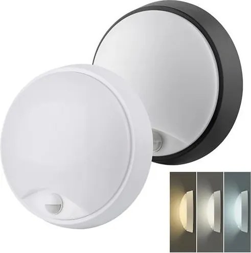 Solight WO780-2 - LED lampa zewnętrzna z czujnikiem 20W/230V IP65 Ø 22 cm