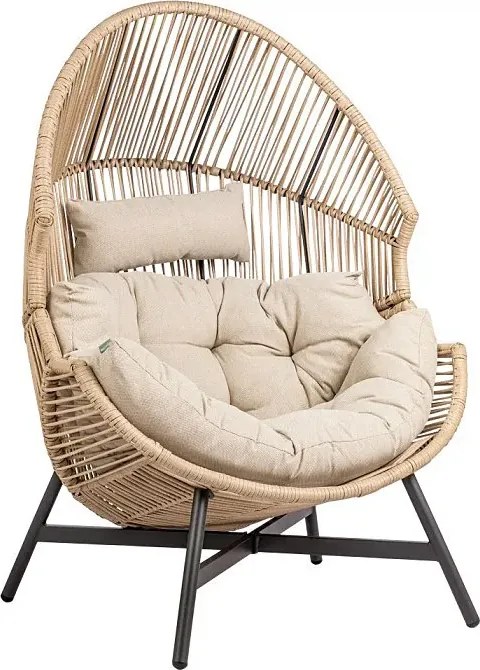 Nowoczesny rattanowy fotel ogrodowy N9-L25