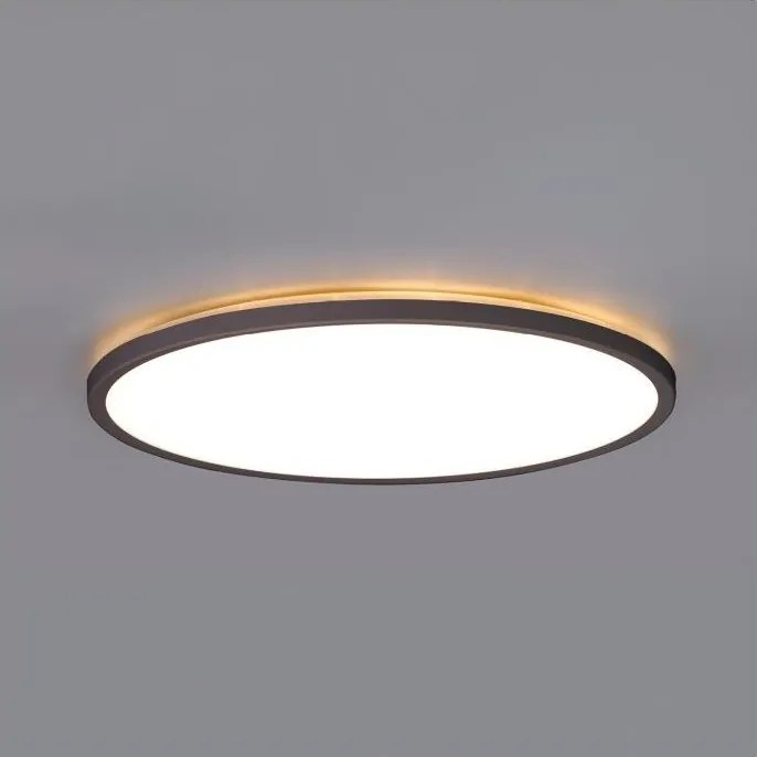 LED oprawa łazienkowa z czujnikiem NIVERA LED/12W/230V IP54 Ø 22,5 cm czarna + pilot