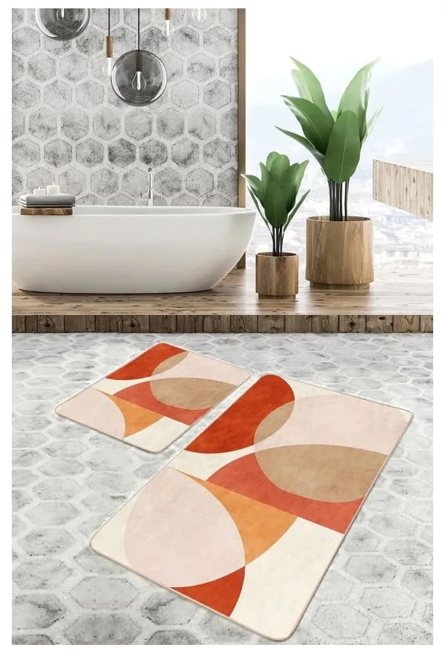 Aksamitne dywaniki łazienkowe zestaw 2 szt. 60x100 cm – Mila Home