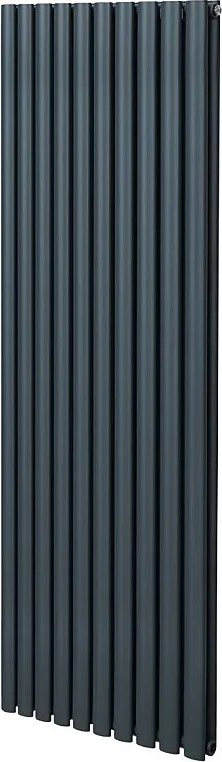 Grzejnik kolumnowy owalny – 1800 mm x 600 mm – antracytowo-szary