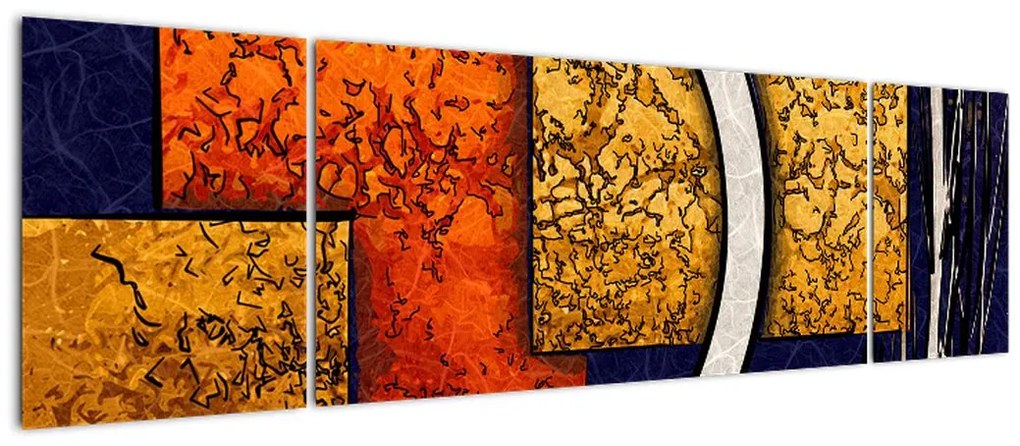 Obraz abstrakcji (170x50 cm)